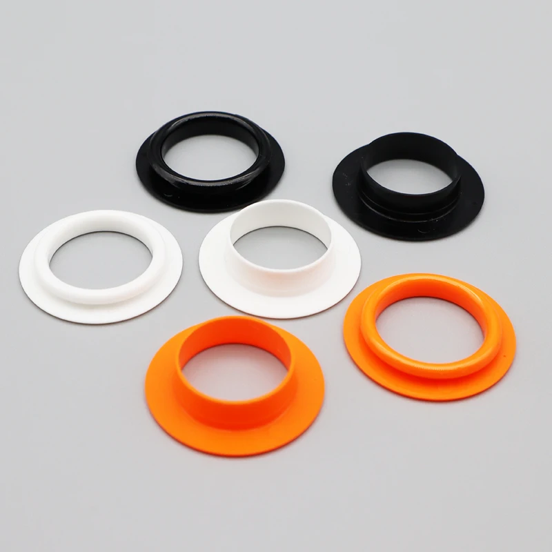 Custom Size 18mm Plastic Shoe Box Hole Buckle Round Eyelets