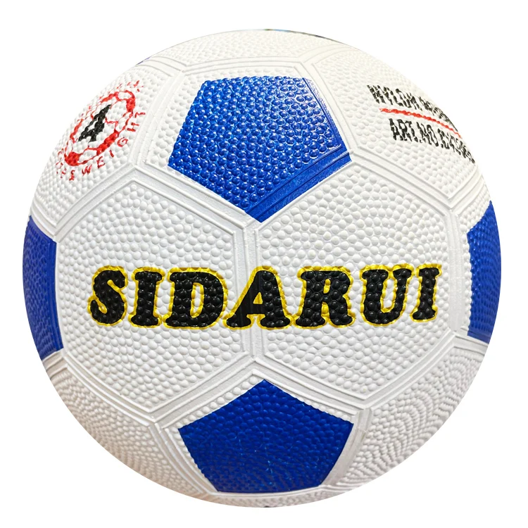China rubber Football Ball supplier factory price Promotion Rubber High Bounce size 4 soccer ball