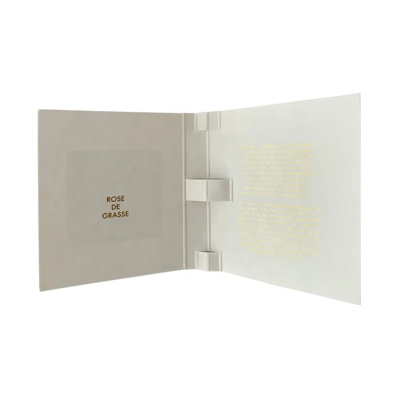 Chinese Supplier Small Perfume Sample Holding Paper Card Manufacturer Printing Tubular Perfume Tube Packaging Cardboard Card