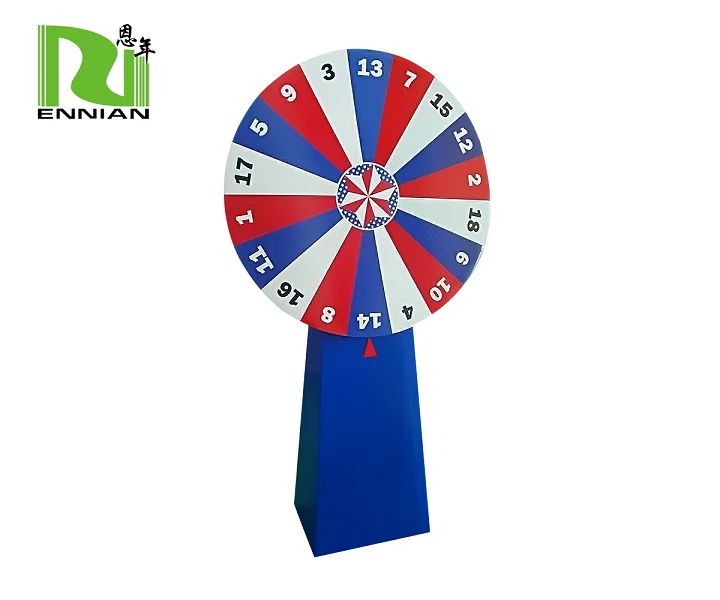 20 Inch Tabletop Stand Removable Composable Entertainment Prize Wheel Of Fortune for sale