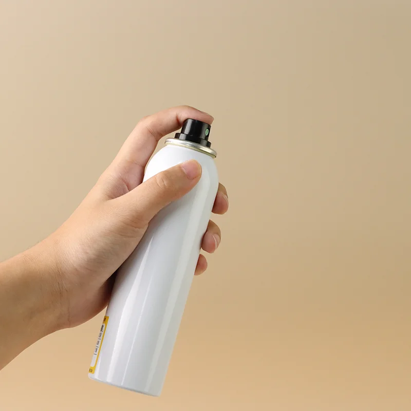 Custom Aluminum printing and shoulder and actuator manufacturer aluminum aerosol can with accessories