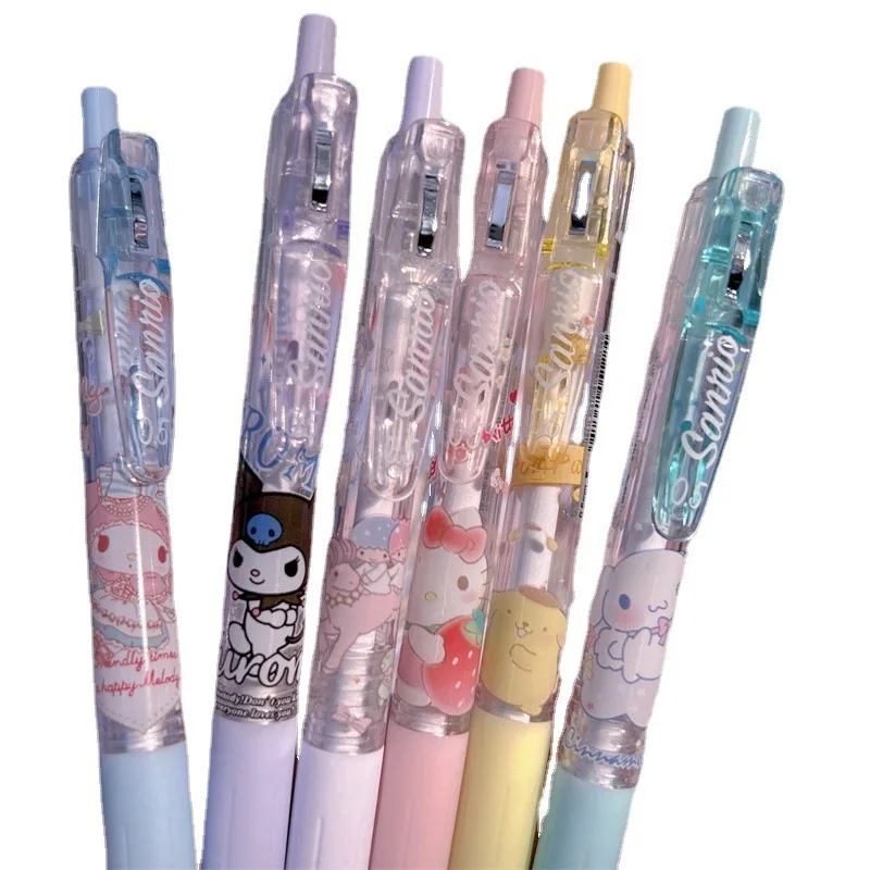 Sanrio pen ins good-looking limit Clow Cinnamoroll babycinnamoroll girl cute Wind Bullet press gel pen