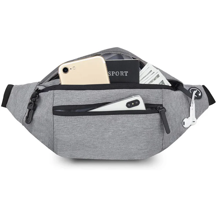 Multi functional waterproof custom bum bag wholesale mens fanny pack waist bag 2022