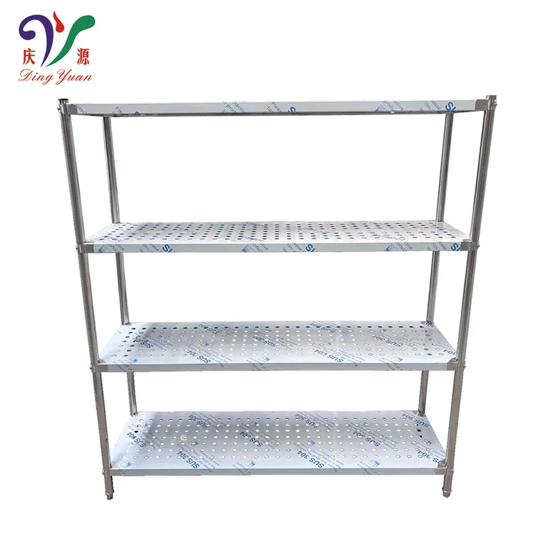 4 tier easy installation bowl plate drying organizer holder stainless steel kitchen plate rack with punch