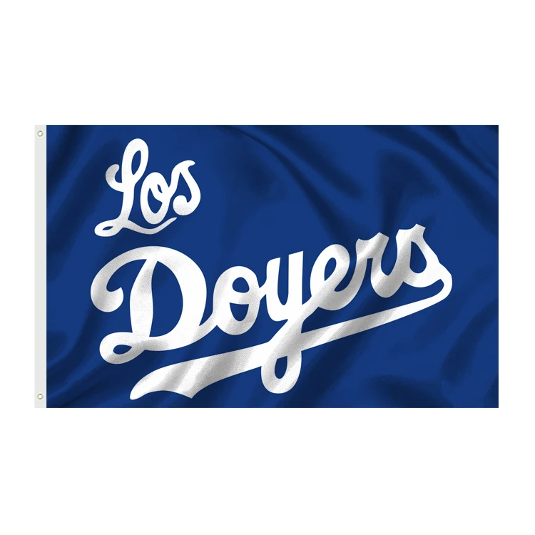 Оптовая продажа любой логотип флаг Mlb Los Angeles Dodgers MLB команды