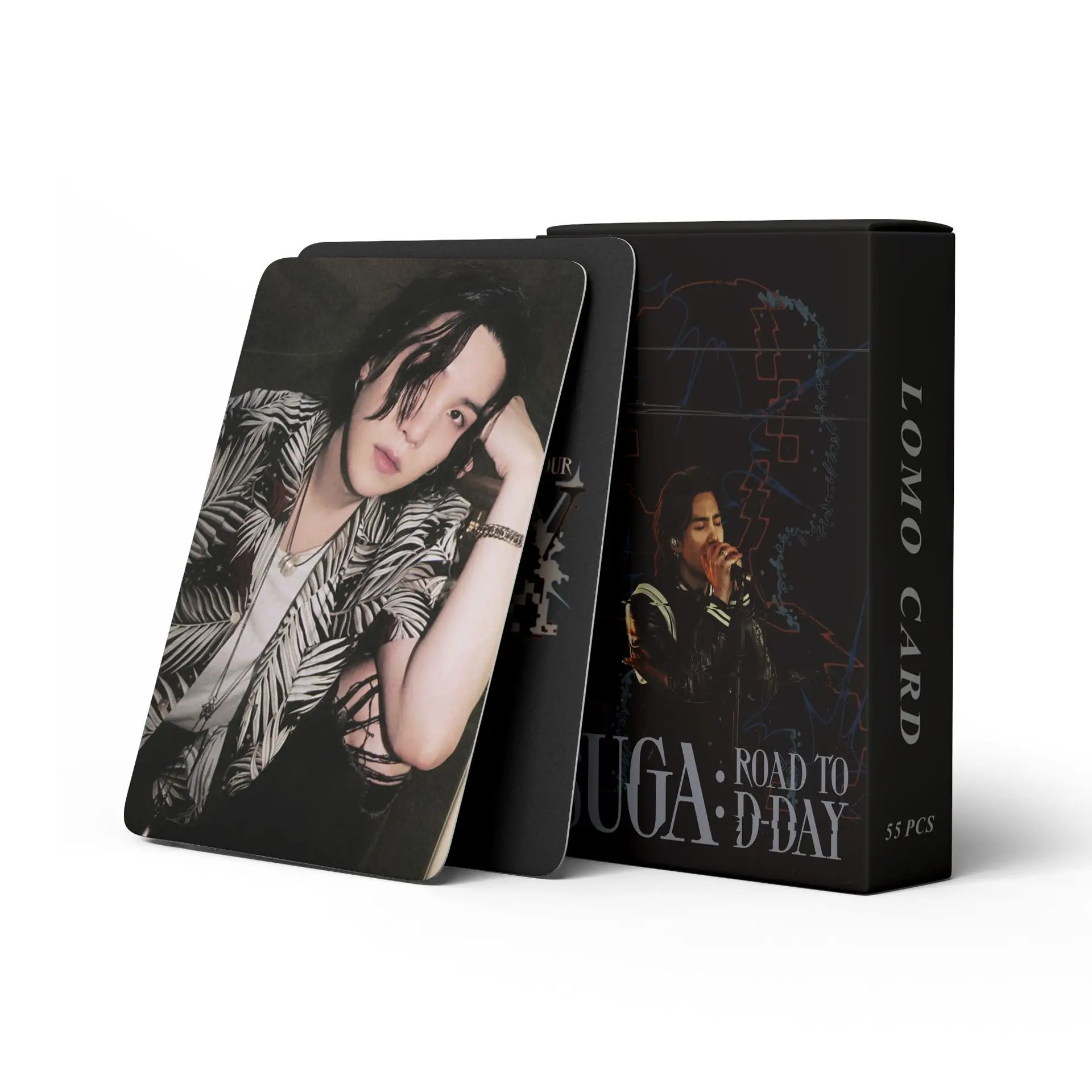 KPOP 55pcs/box Bangtan Boys SUGA Road To D-Day Agust D Photocard Lomo Card Photo Card