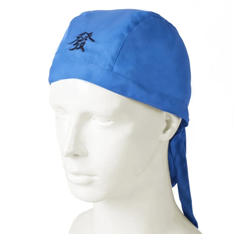 Custom Logo Fashion Embroidery Breathable Polyester Brown Durags for Men