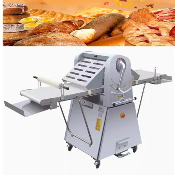 Different Model Electric Small Manual Automatic Rondo Croissant Roller Gluten Free Pastry Dough Dough Sheeter