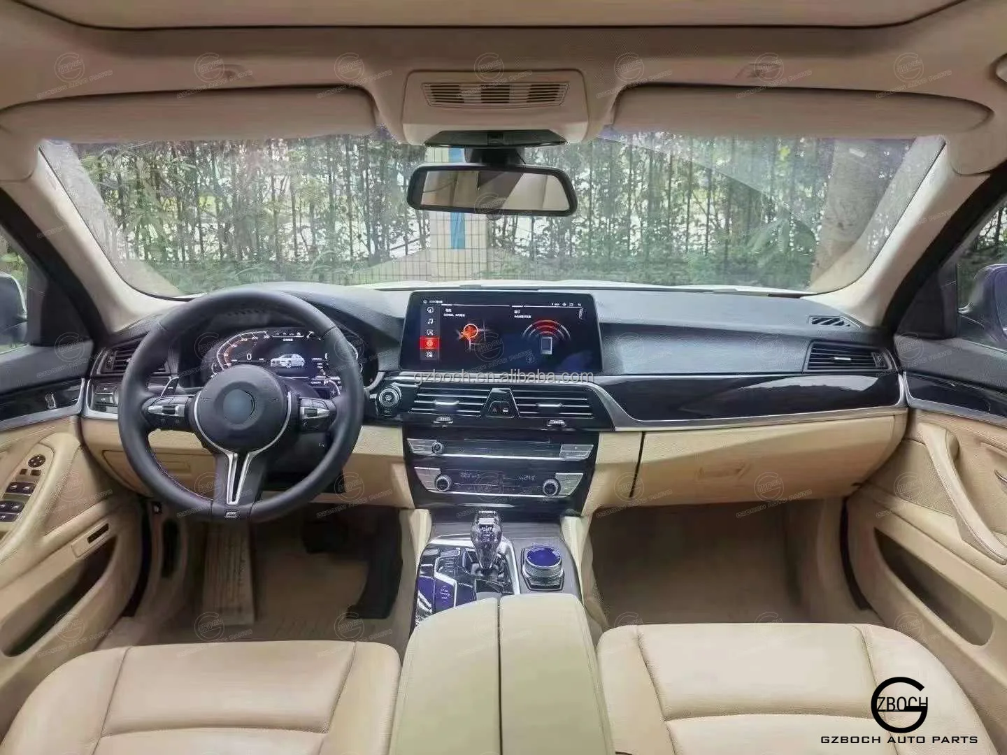 Автомобильный интерьер для BMW 5 серии F10 F18 с подтяжкой лица до G30 аксессуары салона автомобиля руль экран приборной панели