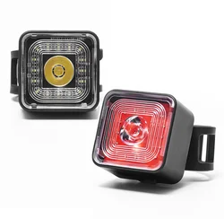 new mini smart IP66 waterproof bike tail light usb rechargeable led bicycle front light with 5 lighting modes