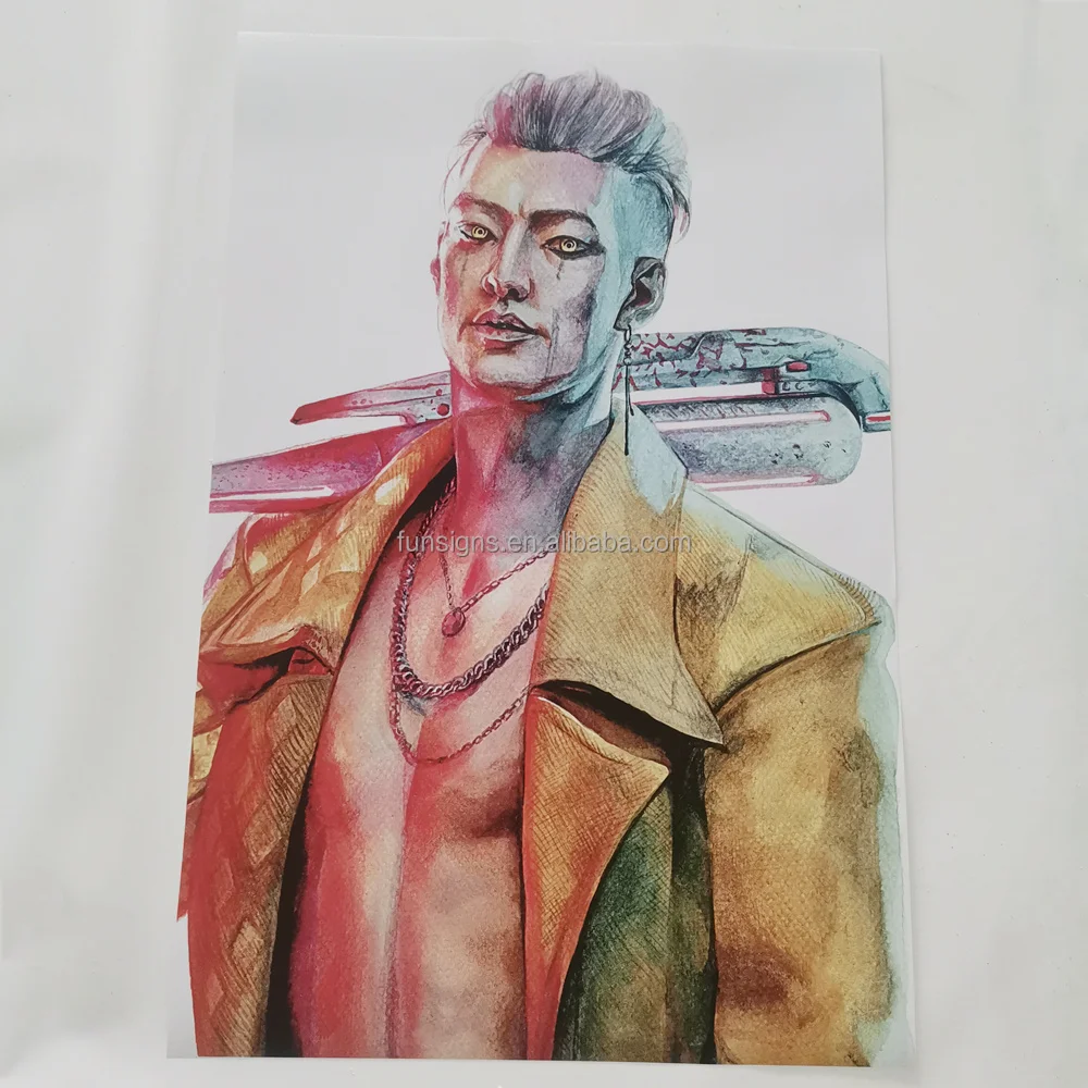 Custom Paper Poster Printing Wall Decor PVC/ Fabric/ Canvas Posters