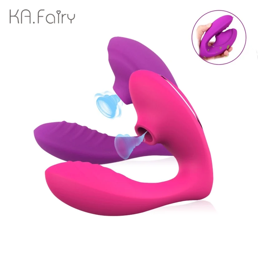 Rechargeable Pulse Vibration Clitoral Suction Masturbation female vibrator Vaginal G spot Stimulator Mary Sucking Vibrator