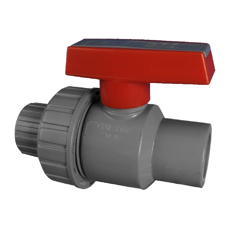 ERA CPVC Plastic valves and fittings with Single Union Ball Valve Plastic Union Valve
