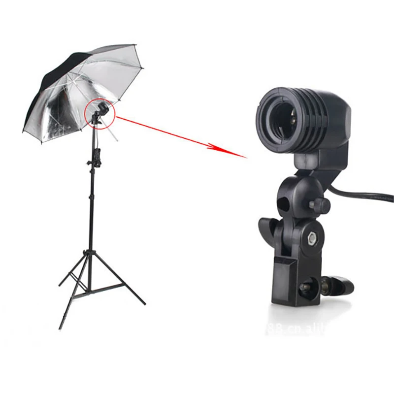 33 inch Soft Flash Light Studio Equipment Camera Photo Accessories Reflector Umbrella, Soft Light Umbrella Stand Kit