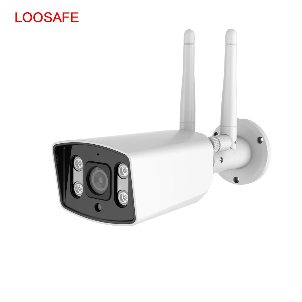 Wireless waterproof metal housing 8mp hd night vision fixed lens cameras ir outdoor security 3mp cctv wifi ip bullet camera