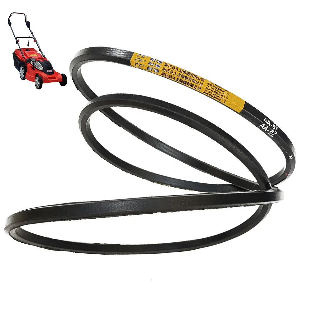 Double side rubber V belt HAA HBB use in Lawn mower mechanical type AA87 with lower price