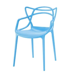Hot Selling Smooth Edgestrimming Carefully Plastic Chair Outdoor Dining Leisure Chair Plastic
