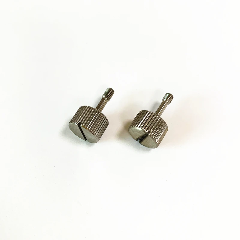 Premium Custom Knurled Thumb Screw Flat Head Brass Reliable Fasteners for Engineering and Manufacturing Needs