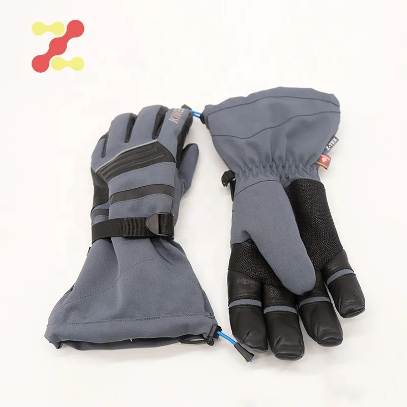 Custom logo men winter warm touch screen skiing gloves manufacture