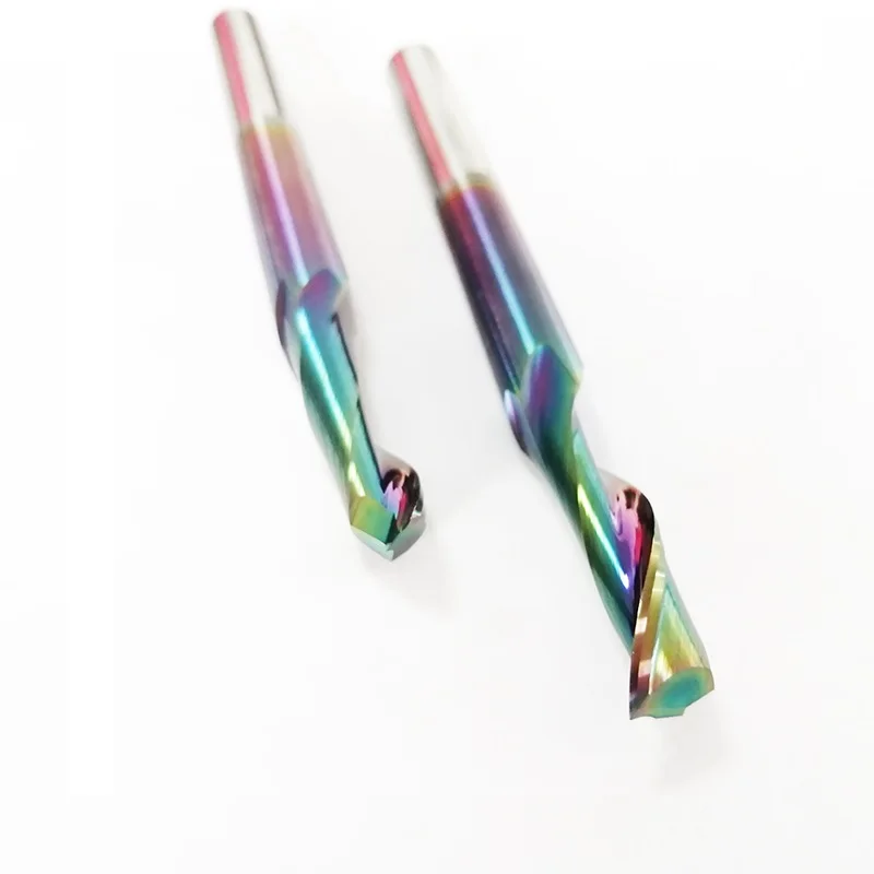 YASEN CNC End Mill Carbide Single Flute Spiral Cutter for Aluminum