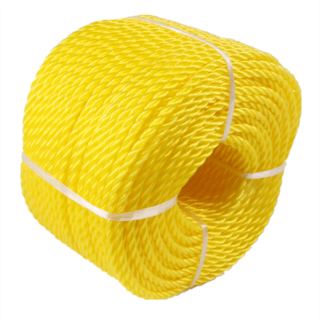 Китайский завод поставляет высокопрочный полиэтиленовый канат для упаковки пресс-подборщиков, 3 или 4 нити, под заказ