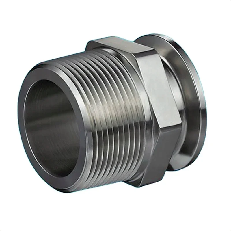 CNC metal steel transmission threaded connection flange mechanical high-speed piston transmission parts fabrication
