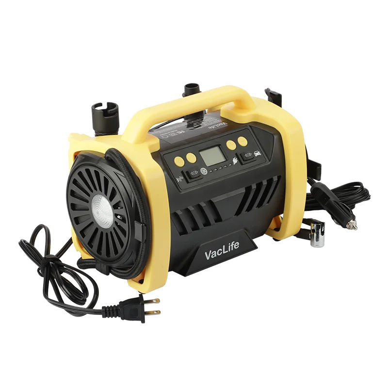 FIREEGG Tire Inflator Portable Air Compressor Digital Air Compressor 220v Car Tyre Inflator for Car 12V LED Display Universal