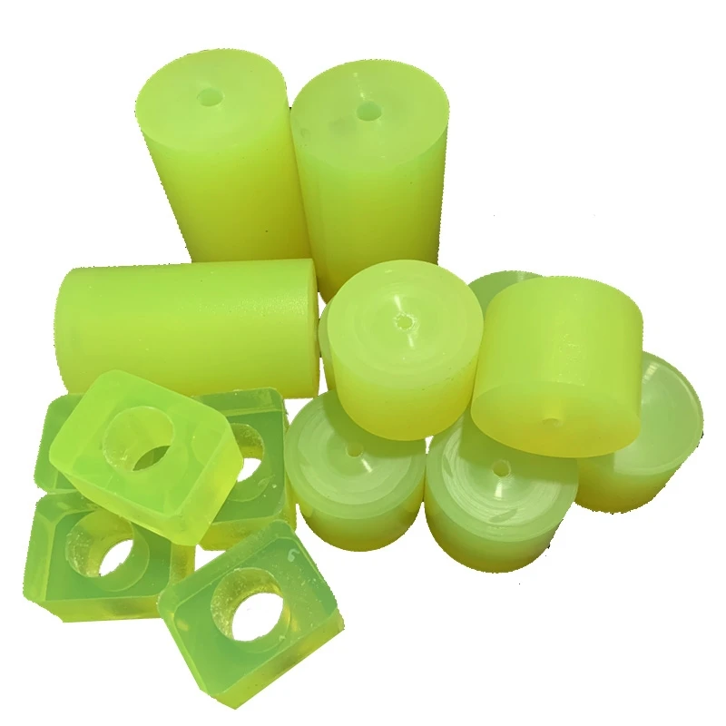 Durable Wear-resistance Elastic Polyurethane Pu Rubber Shock Absorber Buffer Block