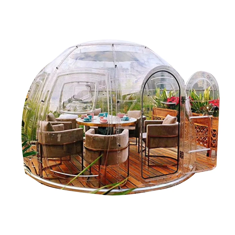 УФ-стойкий круглый звукоизоляционный зимний Поликарбонат Igloo для комнаты на открытом воздухе