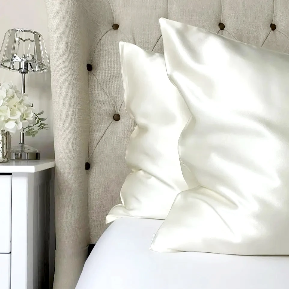 100% Mulberry silk pillow case 16-22mm Luxury silk pillowcases with gift box Queen king size silk pillow case 100% pure