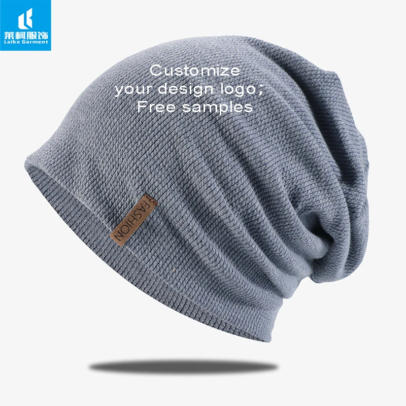 Wholesale Unisex Cotton Beanie casual Customized Logo Embroidery Solid Acrylic Winter Warm Hat for Daily Sports Use