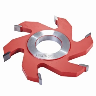 On sale T.C.T Grooving cutters 125*10.0*35 Six Blade For Woodworking Machinery Tools
