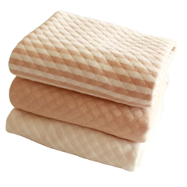 Soft Touch cotton Polyester Stretch Air layer warp knitting fabric