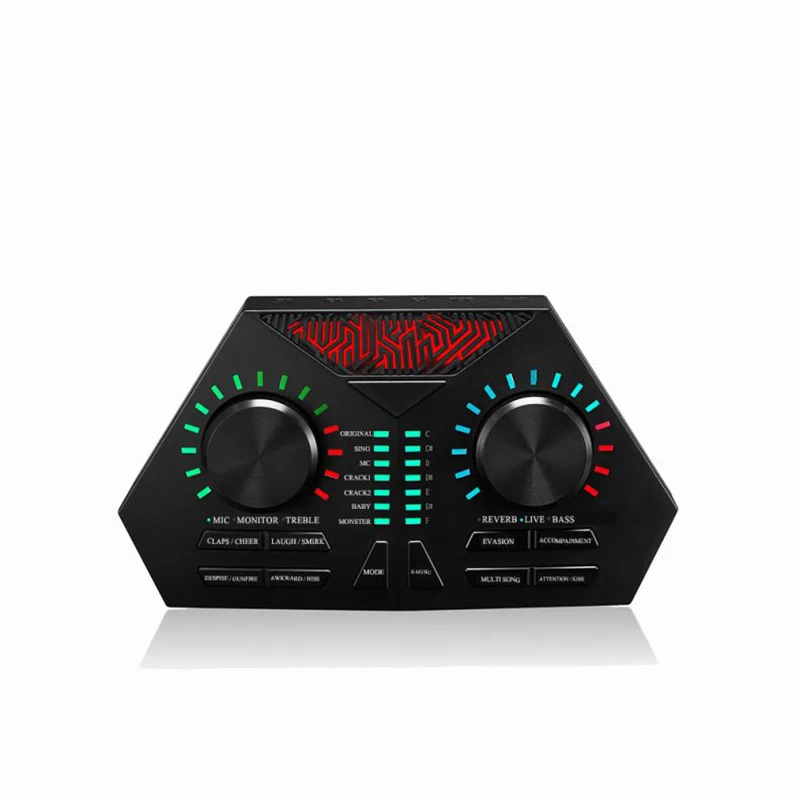 Top Selling Karaoke USB Studio Audio 3D Sound Card Mixers For PC Computer Singing Recording