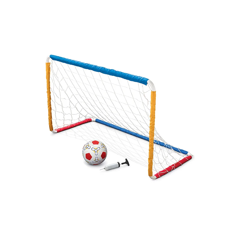 arcos de futbol Steel iron pole  Soccer shooting goal with ball and pump for kids assemble soccer goal set