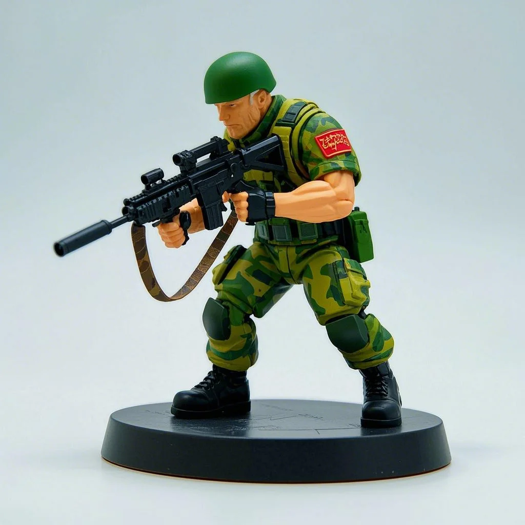 Plastic custom action figure soldier toy hot russian force toy set figura hot small painted 1/6 military action figure
