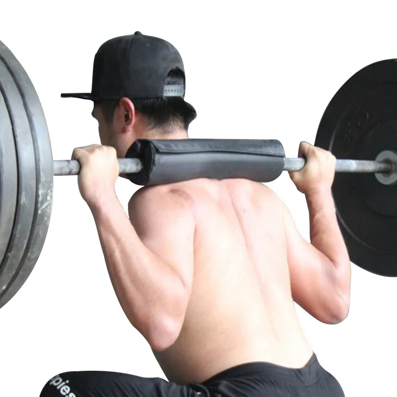 New Design Black Fabric Supported Pull Up Grip Neck Shoulder Barbell Squat Pad and shoulder protective pads  for Weight Lifting