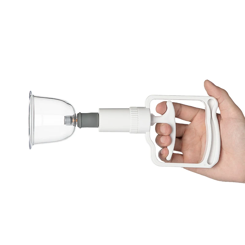 Plastic Vacuum Cupping Set Hijama Cups Therapy Massager Device 1 to 8 Size of Single Cupping Body