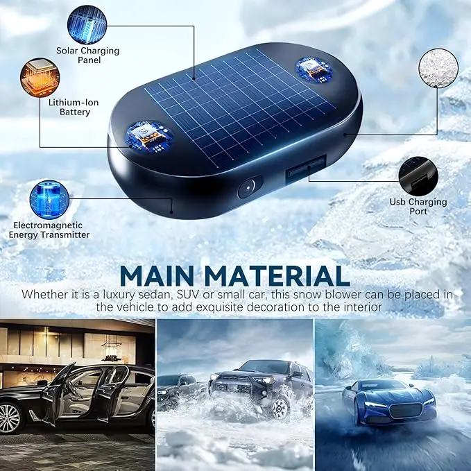 2024 New Electromagnetic Insulation Antifreeze Snow Removal Instrument Snow remover for cars