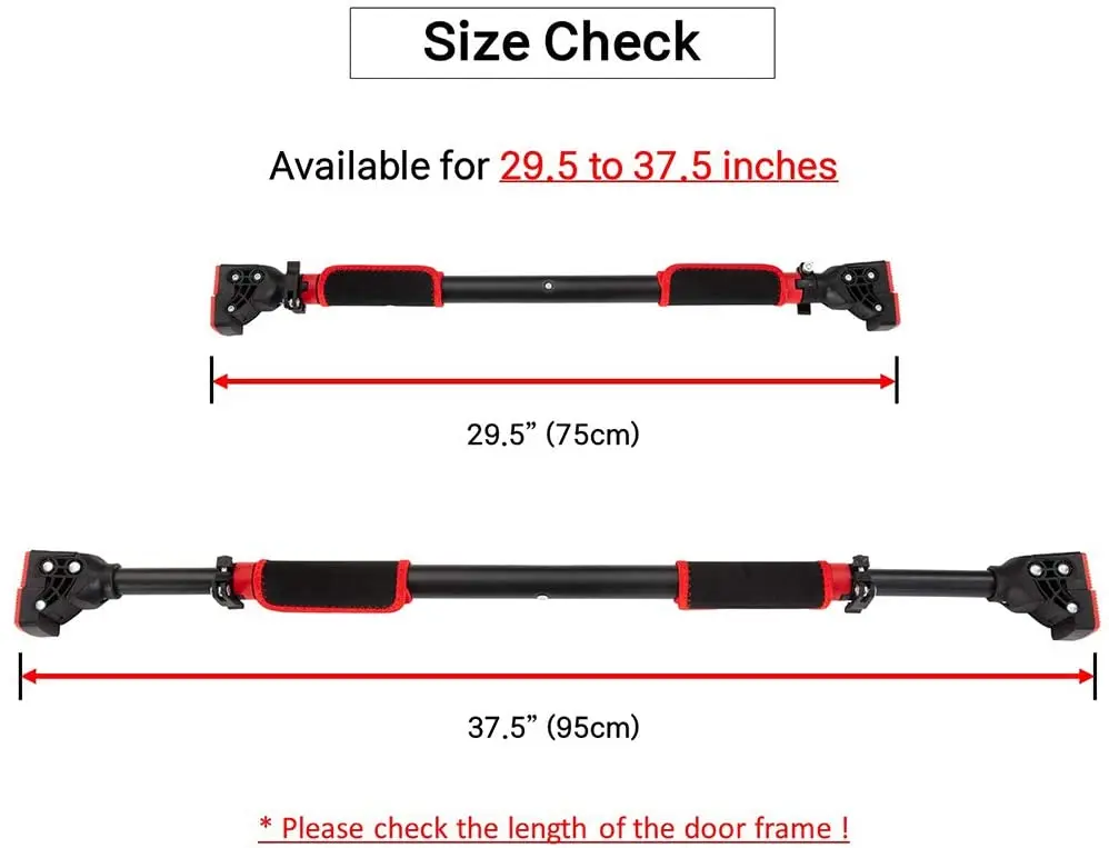 FengRen Durable Home Fitness Equipment Length Adjustable Multi-functional Horizontal Bar