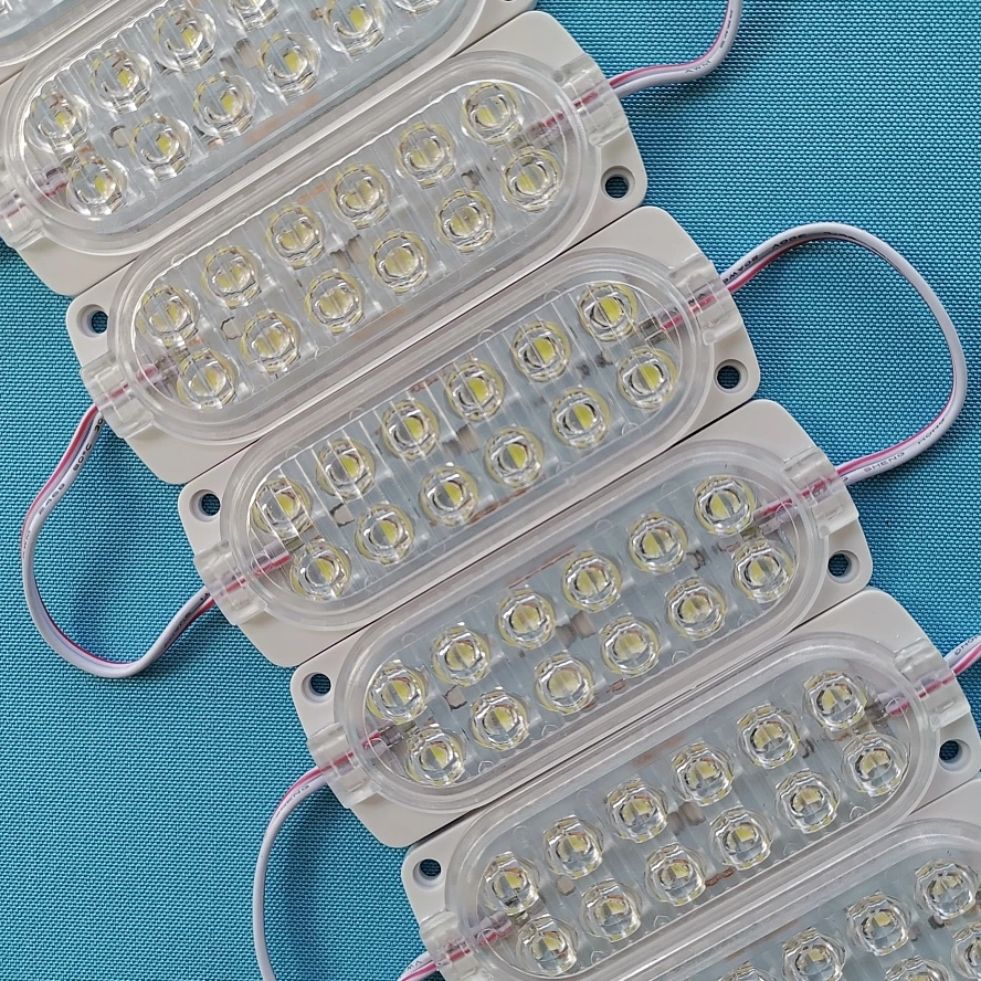 LED module light DC12V 2.4W 300lm SMD2835 12led 104mm*37mm waterproof IP65 Truck light Long vehicle Warning Contour light