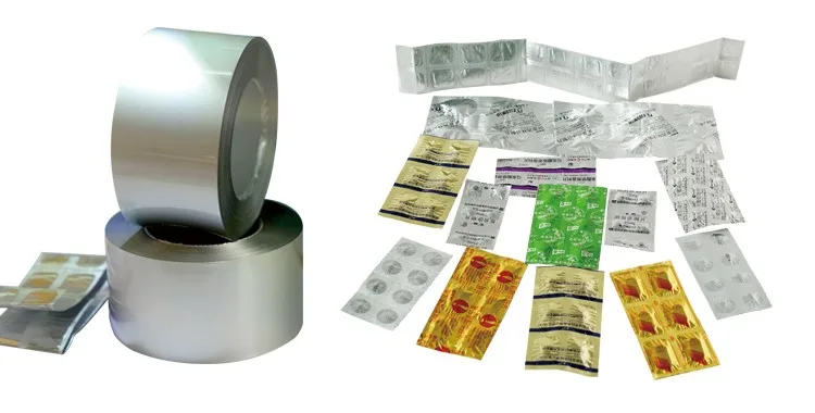 Alloy 8011Pharmaceutical aluminum foil roll 22 micron for blister packaging pills