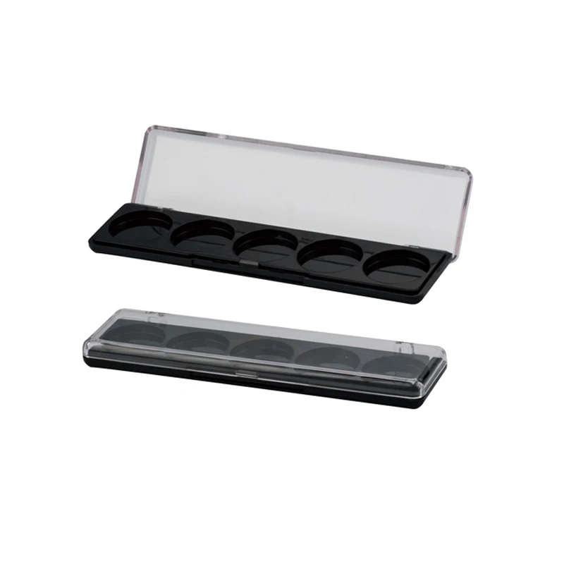 Luxury 2 colors rose gold custom eyeshadow palette container private label medical clip board eyeshadow cases