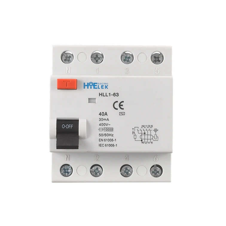 Residual Current Circuit Breaker type A RCCB 40 Amps 100 Amps type A RCD