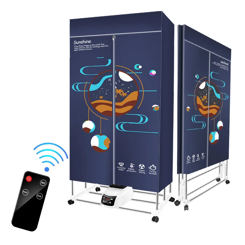 home automatic expandable clothes dryer electric with remote control