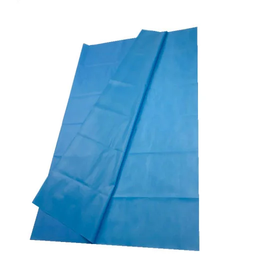 OEM Custom SMS 40G Disposable Waterproof  Massage Table Bed Sheet Cover Non-woven Fabric Bed Sheet Roll