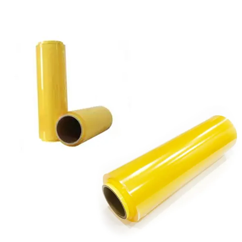 Food grade disposable jumbo roll pvc cling film jumbo rolls for wrapping