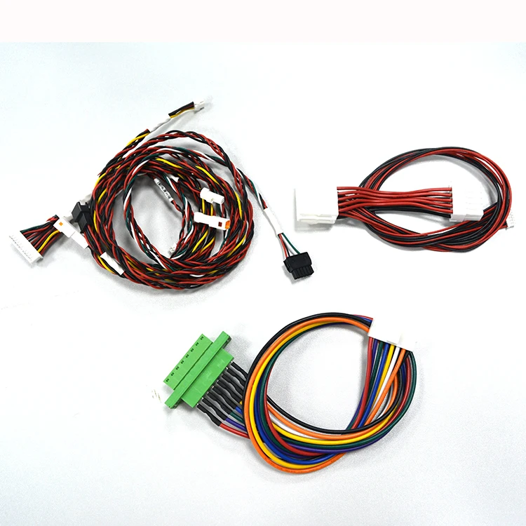 OEM factory all kinds of cable harness manufacturer with molex , jst , amp , te connector