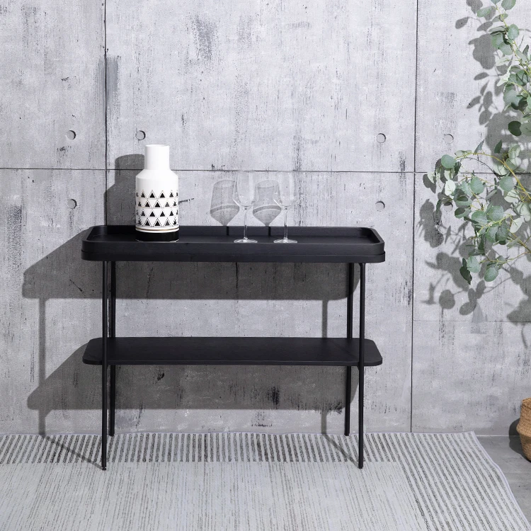 High Quality Contemporary Living Room Furniture Console Table Modern Black Console Table