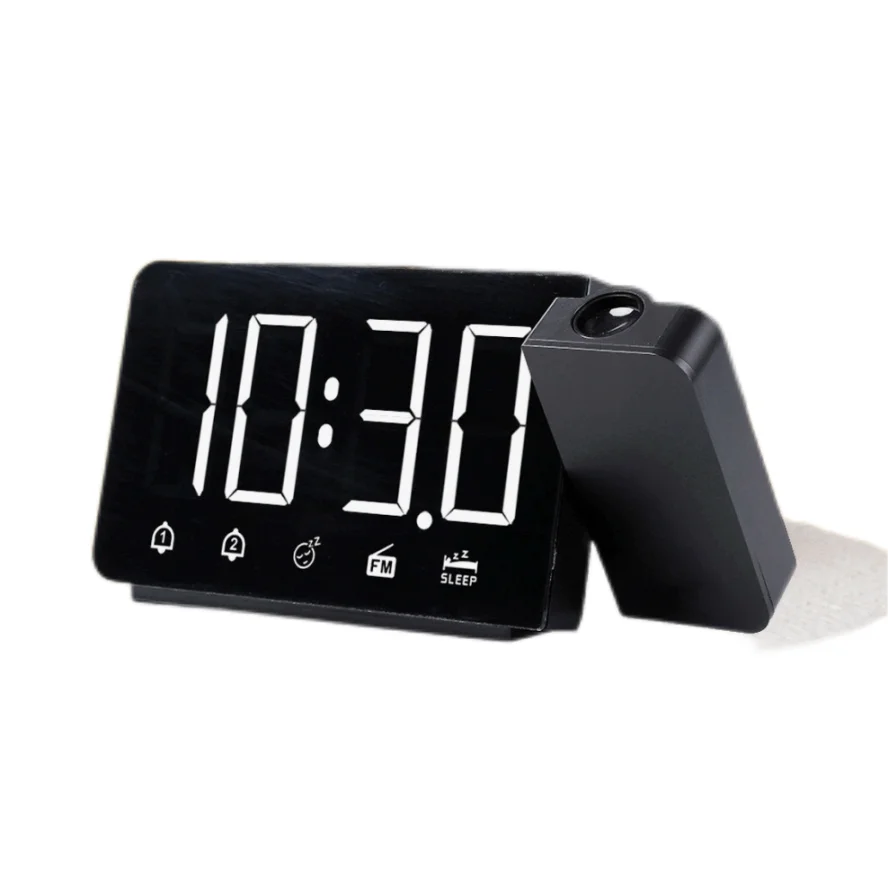 electronic alarm clock audio, listening to temperature and humidity weather station table set small gifts music to wake up the /